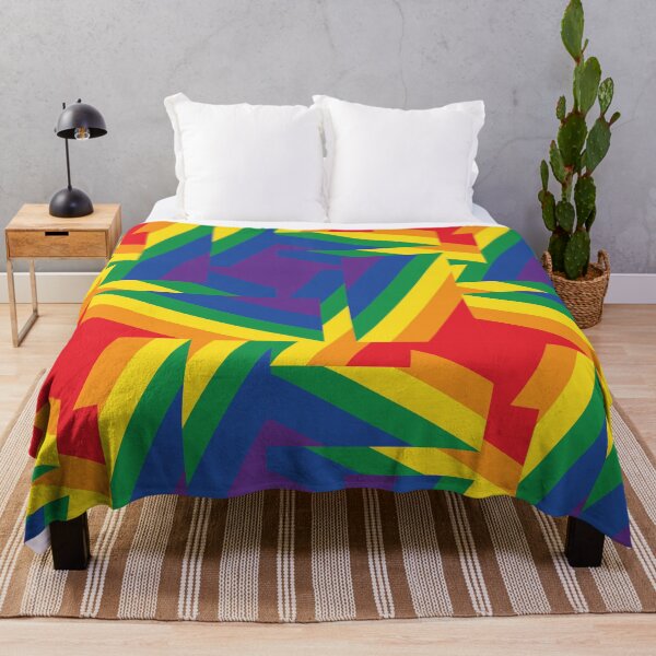 Artikelvorschau, rainbow pride - distorted houndstooth entworfen und verkauft von kobyakov.