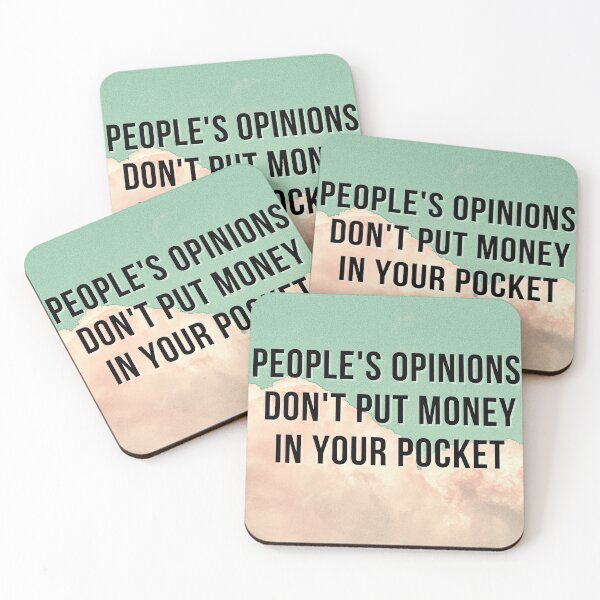 Item preview, People's Opinions Don't Put Money In Your pocket | Manifest success designed and sold by Highon444.