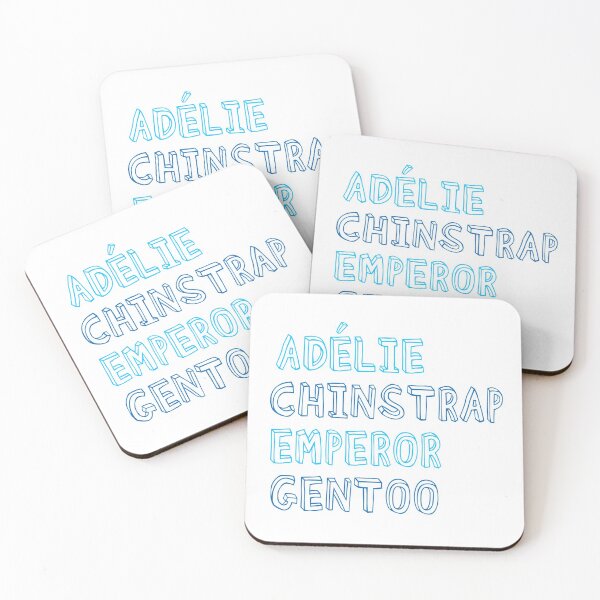Item preview, Adélie, chinstrap, emperor, gentoo  designed and sold by aytchim.