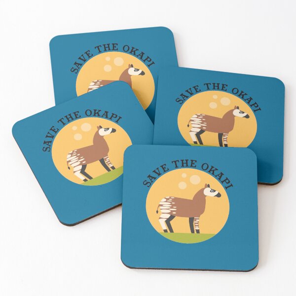 Item preview, Save The Okapi -Merry Christmas Okapi / Funny Cute Okapi Xmas / Okapi Santa / Okapi Lover Gifts designed and sold by Dadya.