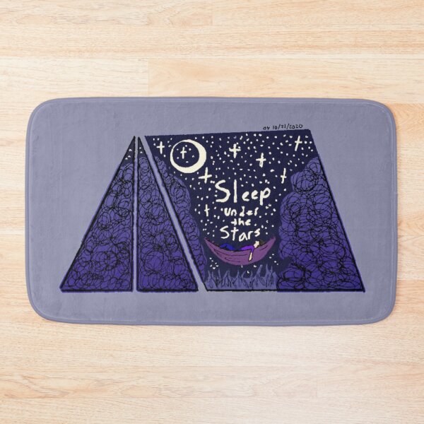 Item preview, Sleeping under the Stars tent and hammock camping  designed and sold by OwenJaneArt.