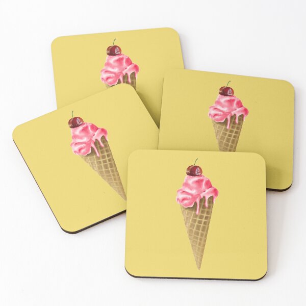Item preview, Summer Ice Cream Food Illustration designed and sold by adelacreative.