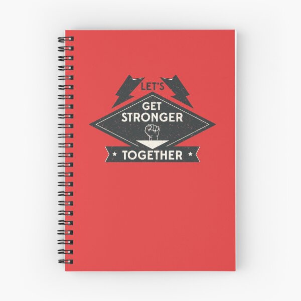 Item preview, Let's Get Stronger Together Motivational Phrase Quote Saying Strong Encouragement Motivation Team Cause Goal designed and sold by gkao.