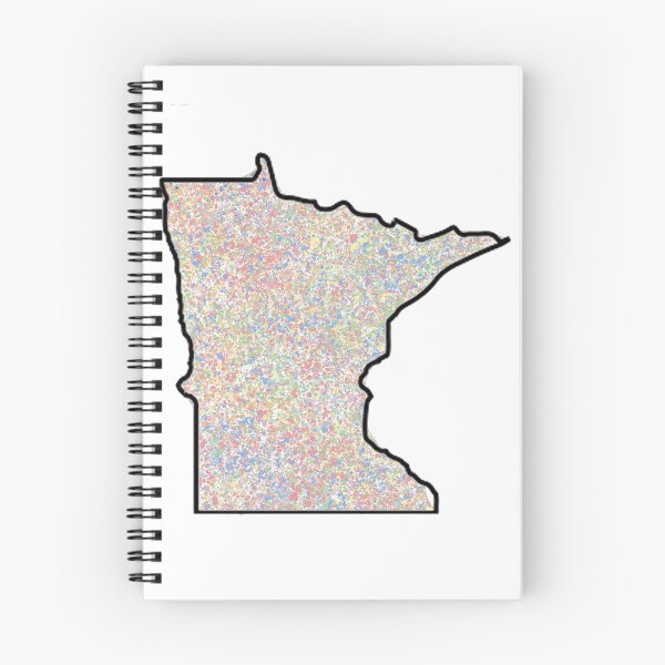Item preview, Minnesota State Splatter Graphic designed and sold by karinnem.