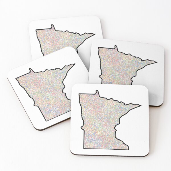 Item preview, Minnesota State Splatter Graphic designed and sold by karinnem.