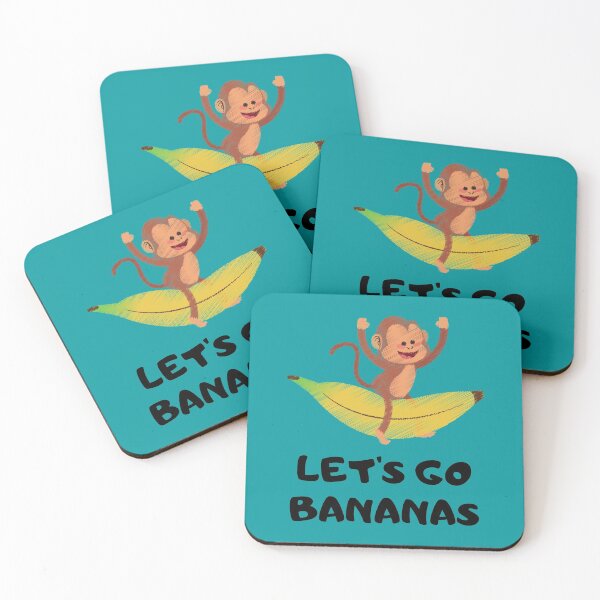 Item preview, Let's Go Bananas: Turquoise Selection designed and sold by Intuitive Engines Apparel Co..