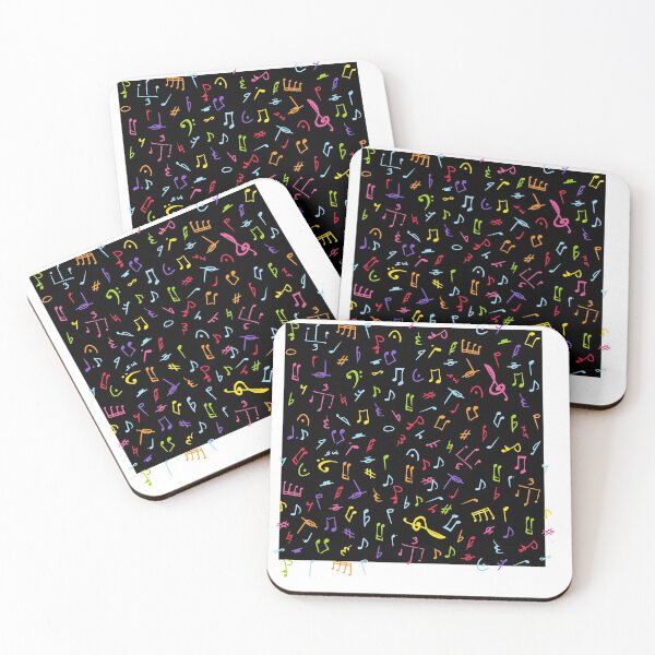 Item preview, FUNNY MUSICAL NOTES, COLORFUL MUSICAL NOTES designed and sold by angelescar.