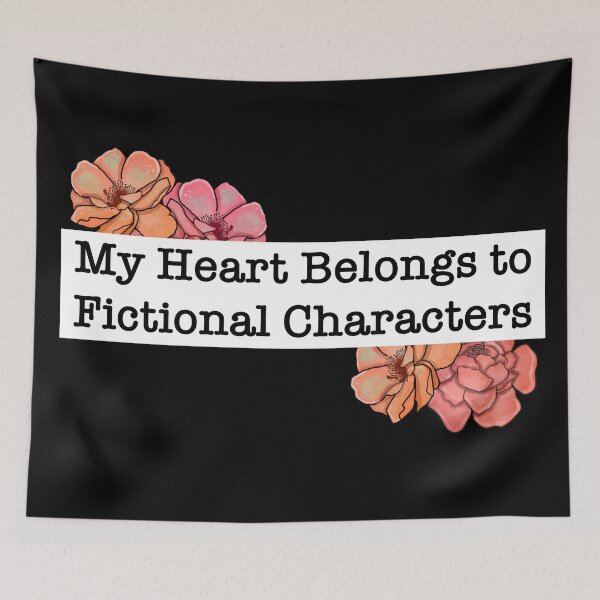 Aperçu de l'œuvre Lecteur Fictional Character Love Floral Tie Dye Design créée et vendue par shoppingwithG.