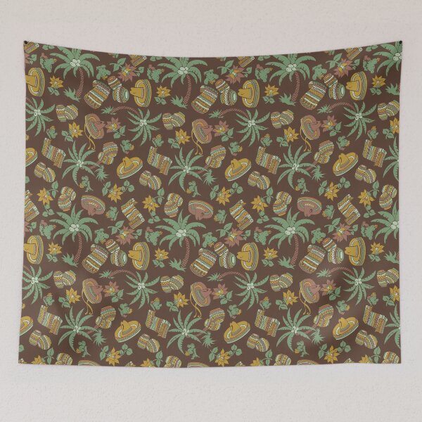 Item preview, Sombreros y Jarritos (Brown) designed and sold by Raqilu Designs.