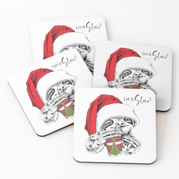 Item preview, Adorable Sloth on Santa's Hat designed and sold by DopeTops.