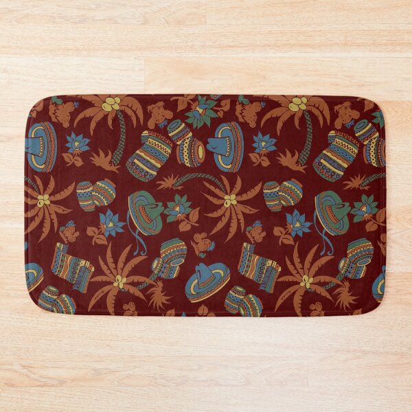 Item preview, Sombreros y Jarritos (Rust) designed and sold by Raqilu Designs.