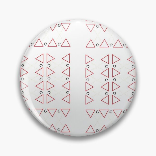 Item preview, Red Triangles Motif designed and sold by tulipdesign.