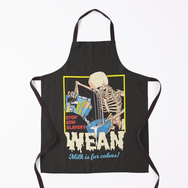 Item preview, Wean Animal Rights Vegan Cartoon Art designed and sold by MrEddie10.