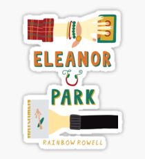 Eleanor and Park by Rainbow Rowell Book Cover Sticker