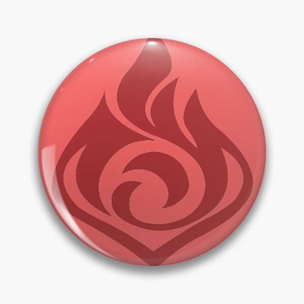 Item preview, Genshin Impact Pyro Element designed and sold by chaiimu.
