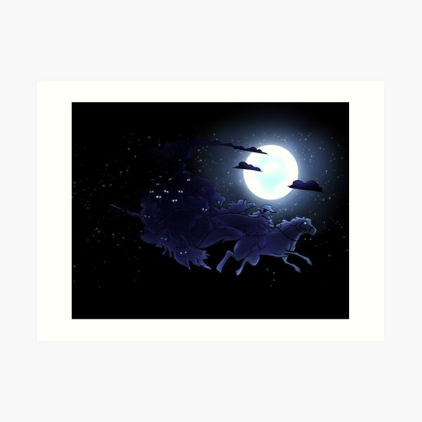 Odin's Hunt Art Print
