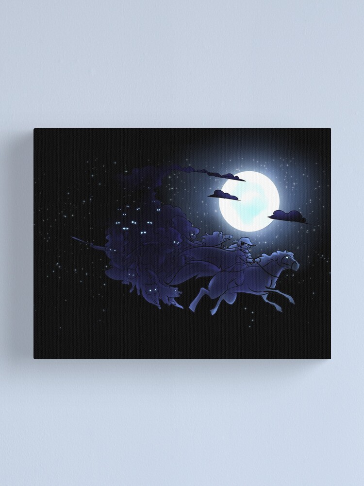 Alternate view of Odin's Hunt Canvas Print