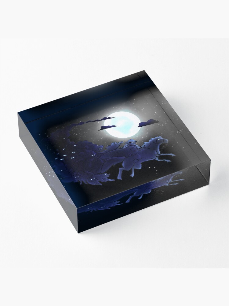 Alternate view of Odin's Hunt Acrylic Block