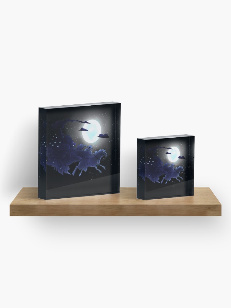Alternate view of Odin's Hunt Acrylic Block