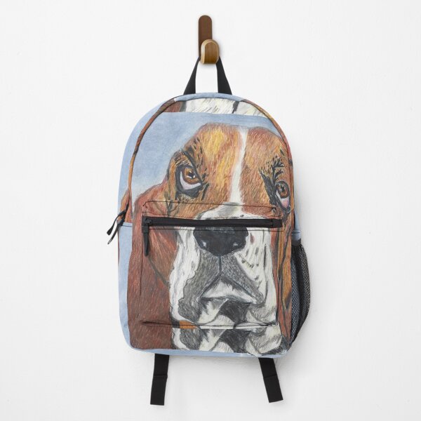 Item preview, Basset Hound Named Watson a Hand Drawn Creation designed and sold by AliCatOriginals.