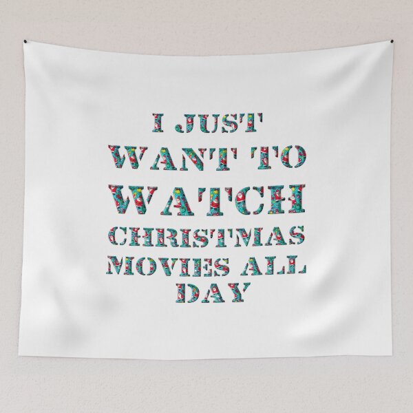 Item preview, I Just Want To Watch Christmas Movies All Day designed and sold by rejebolla.