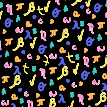 Artwork thumbnail, Designer Symbol Jumble Pattern by Rcasadesign