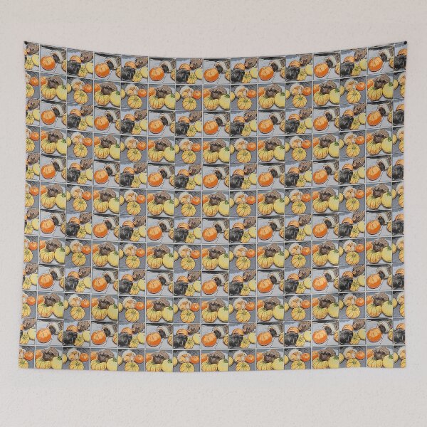 Item preview, Guinea pigs and pumpkins designed and sold by GuineaWonderlnd.
