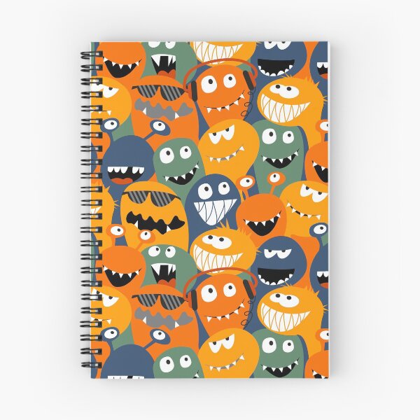Item preview, monster fun - orange, green, blue designed and sold by kobyakov.