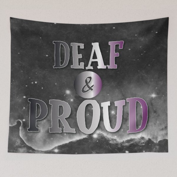 Item preview, Asexual: Deaf and Proud designed and sold by PrettySickArt.