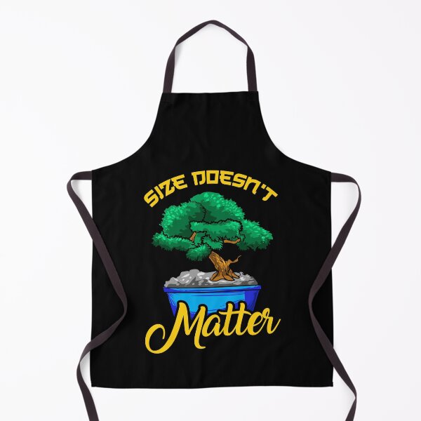 Item preview, Funny Size Doesn't Matter Small Bonsai Tree Plant designed and sold by perfectpresents.