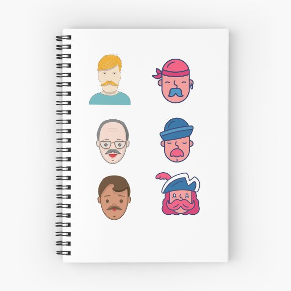 Item preview, Man Faces With Moustache designed and sold by teledesign.
