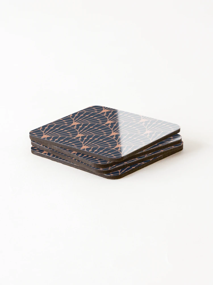 Thumbnail 4 of 5, Coasters (Set of 4), Designer Vibrant Colour Pattern designed and sold by Rcasadesign.
