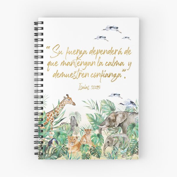 Item preview, 2021 YEARTEXT JUNGLE (SPANISH) designed and sold by Paper Bee Gift Shop.
