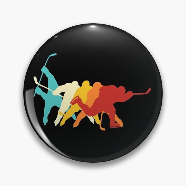 Item preview, Retro Ice Hockey Slap shot Retro Hockey Slapshot designed and sold by JonesErin.