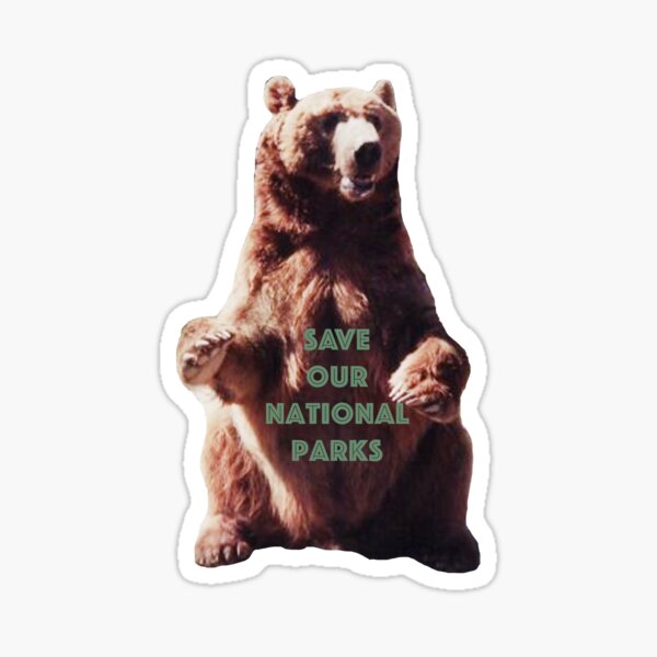 Save Our National Parks Sticker