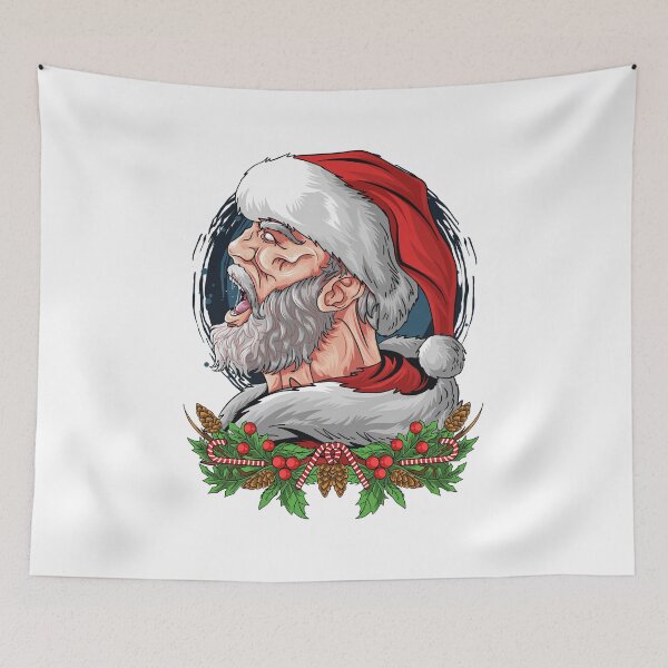 Item preview, Screaming Santa designed and sold by ecdato.