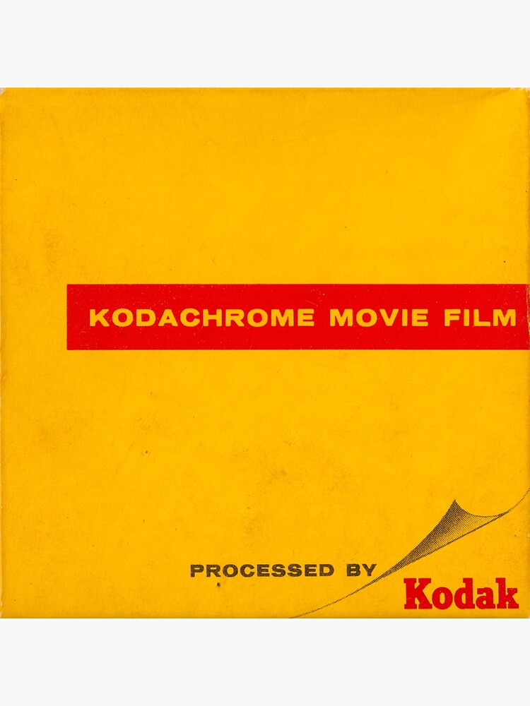 "KODACHROME MOVIE FILM" Poster by NitrateNerd Redbubble