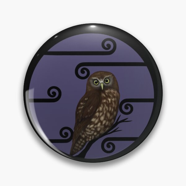 Item preview, Morepork Koru  designed and sold by Mayakiwi.
