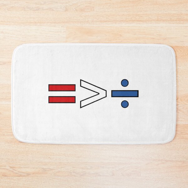 Item preview, Equal Greater than Division  designed and sold by ArtWithHearts11.