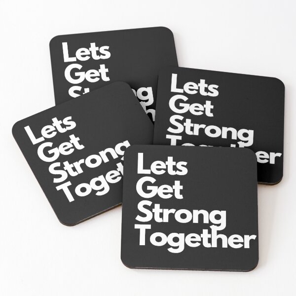Item preview, Lets Get Strong Together designed and sold by Imaginative Expressions⭐️ ⭐️ ⭐️ ⭐️ ⭐️.