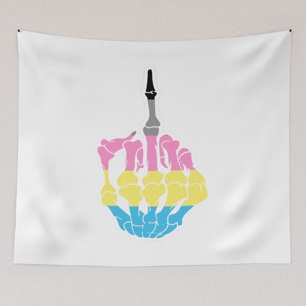 Item preview, Polygender Skeleton Middle Finger  designed and sold by tasha0louise.