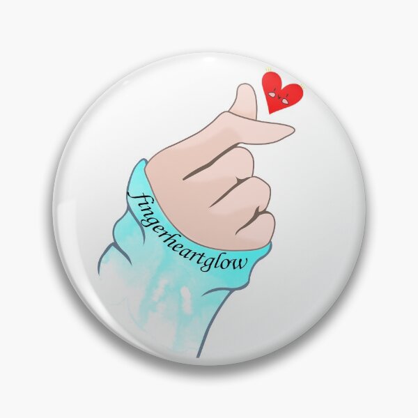 Item preview, fingerheartglow logo large designed and sold by casslyfestyle.