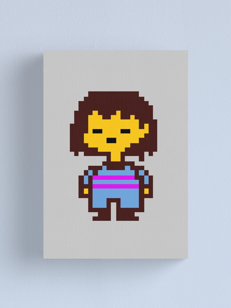 Frisk Undertale Canvas Print By Javichakalote Redbubble