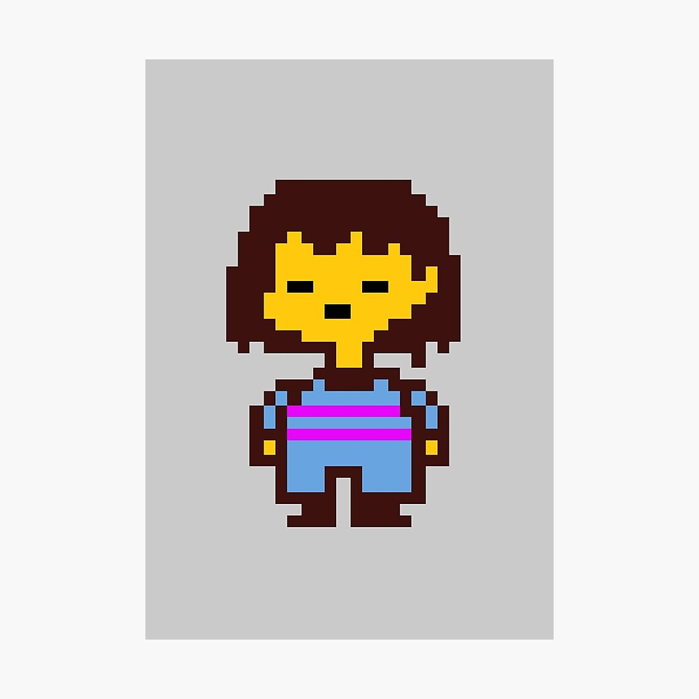 Frisk Undertale Poster By Javichakalote Redbubble