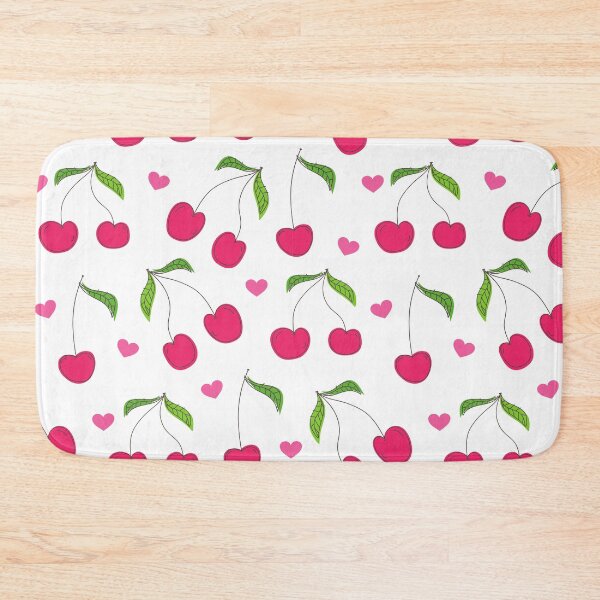 Item preview, Cherries & Hearts Pattern designed and sold by cuteCREEPshop.