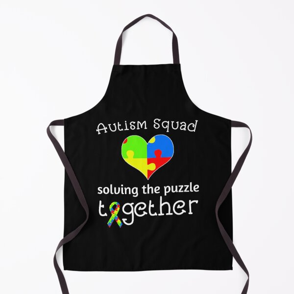 Item preview, Autism Squad Rise Awareness Proud Ribbon Heart Puzzle Family design designed and sold by CreatedByHeidi.