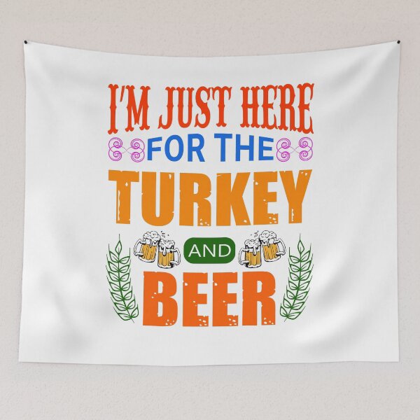 Item preview, Turkey & Beer - Thanksgiving Funny Design designed and sold by ecdato.