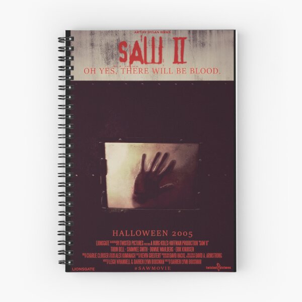 Item preview, SAW II classic SAW poster design (Colour-brown) designed and sold by TwoToneTarget.