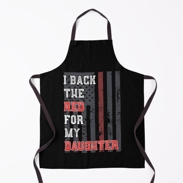 Item preview, Firefighter Daughter Support Thin Red Line American Flag designed and sold by CreatedByHeidi.