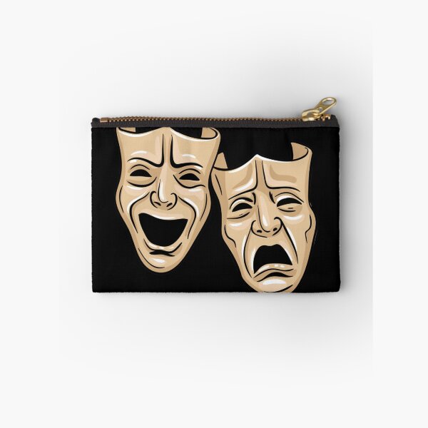 Item preview, Theater masks illustration lovers gifts drama designed and sold by KhanWill.
